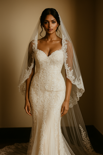 Lovely Lace Wedding Veil