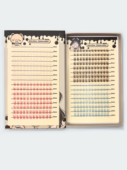 Boba Diary Manhua Manga Lash Clusters Book