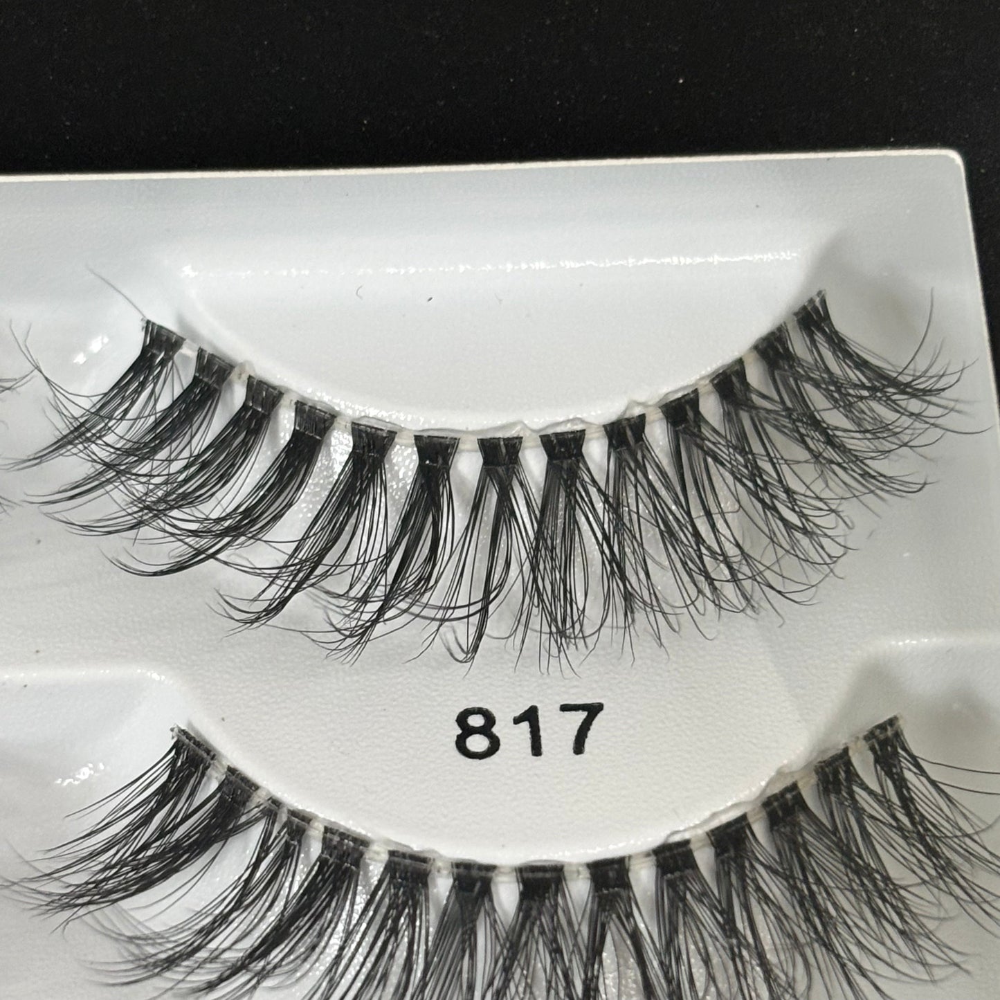 ARDELL (4 PACK, 4 PAIRS EACH)  Fauxmink Lashes Lightweight Knot-Free Black 817