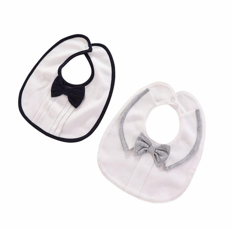 Baby Bowtie Burp Cloth Infant Saliva Towels