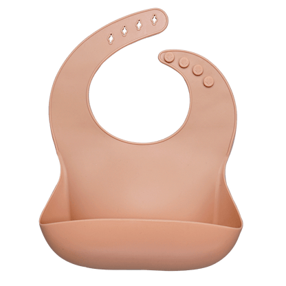 Silicon Breastplate Baby Bib Waterproof Solid Infant Bandana Bibs Newborn Feeding Burp Cloth Bib For Kids