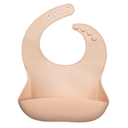 Silicon Breastplate Baby Bib Waterproof Solid Infant Bandana Bibs Newborn Feeding Burp Cloth Bib For Kids