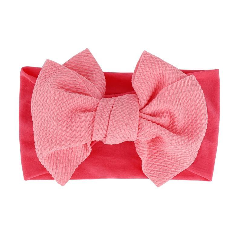 Baby Girl Cute Bow Headband Newborn Solid Headwear