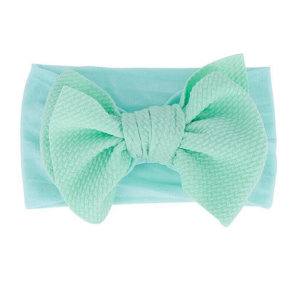 Baby Girl Cute Bow Headband Newborn Solid Headwear