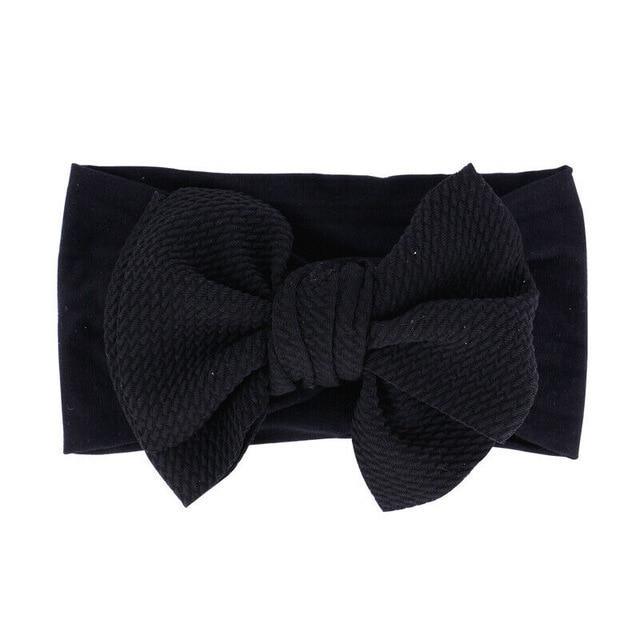 Baby Girl Cute Bow Headband Newborn Solid Headwear