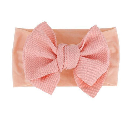 Baby Girl Cute Bow Headband Newborn Solid Headwear