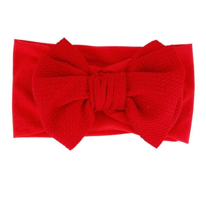 Baby Girl Cute Bow Headband Newborn Solid Headwear