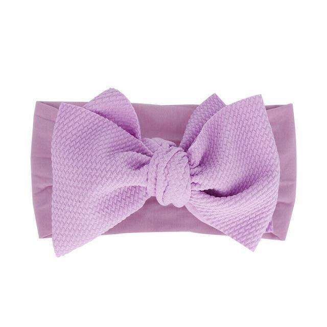 Baby Girl Cute Bow Headband Newborn Solid Headwear