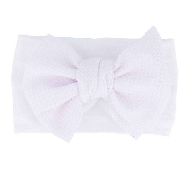 Baby Girl Cute Bow Headband Newborn Solid Headwear