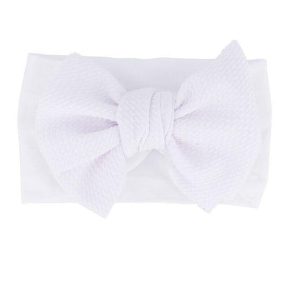 Baby Girl Cute Bow Headband Newborn Solid Headwear
