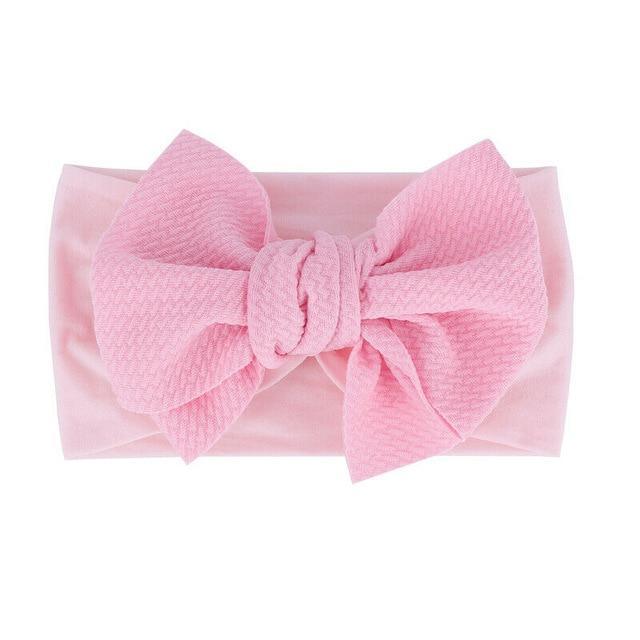 Baby Girl Cute Bow Headband Newborn Solid Headwear