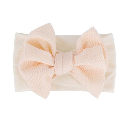 Baby Girl Cute Bow Headband Newborn Solid Headwear