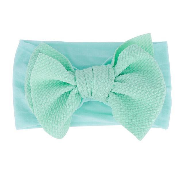 Baby Girl Cute Bow Headband Newborn Solid Headwear