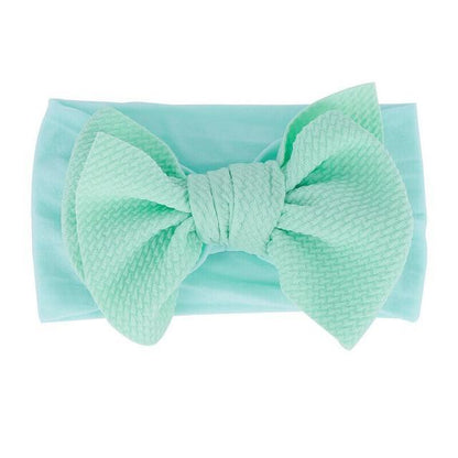 Baby Girl Cute Bow Headband Newborn Solid Headwear