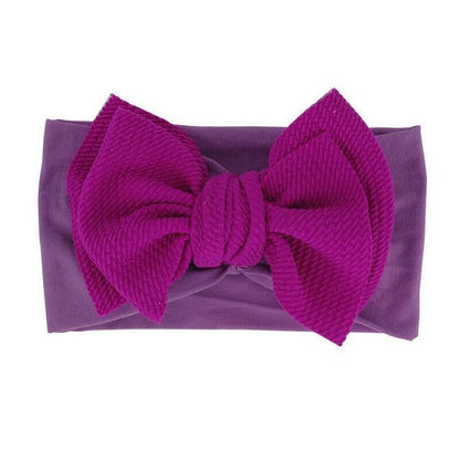 Baby Girl Cute Bow Headband Newborn Solid Headwear