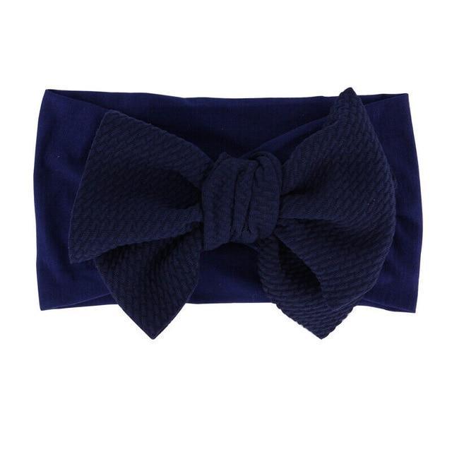 Baby Girl Cute Bow Headband Newborn Solid Headwear