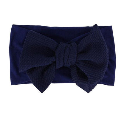 Baby Girl Cute Bow Headband Newborn Solid Headwear
