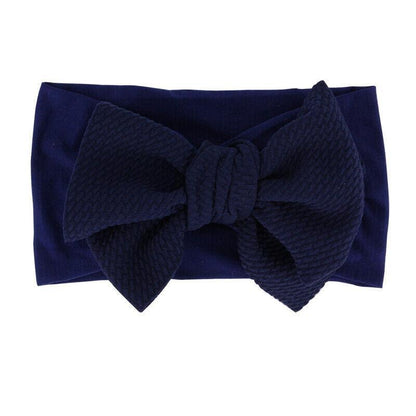 Baby Girl Cute Bow Headband Newborn Solid Headwear