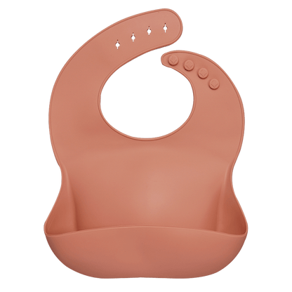 Silicon Breastplate Baby Bib Waterproof Solid Infant Bandana Bibs Newborn Feeding Burp Cloth Bib For Kids