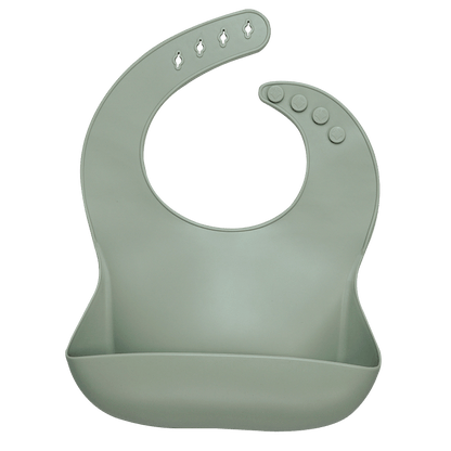 Silicon Breastplate Baby Bib Waterproof Solid Infant Bandana Bibs Newborn Feeding Burp Cloth Bib For Kids