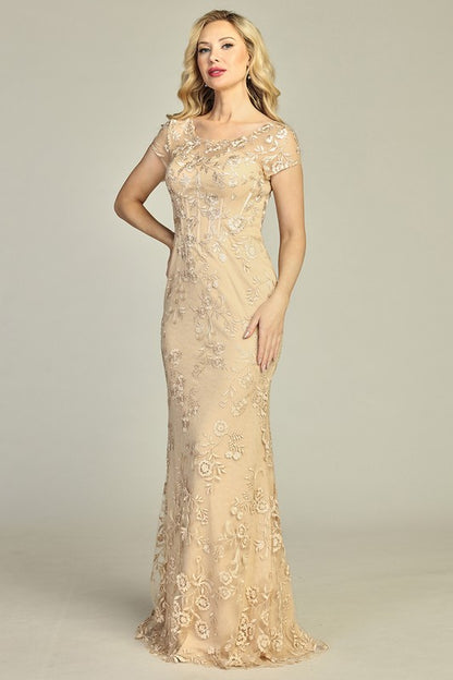 Moonlit Whisper Lace Mother of the Bride Gown