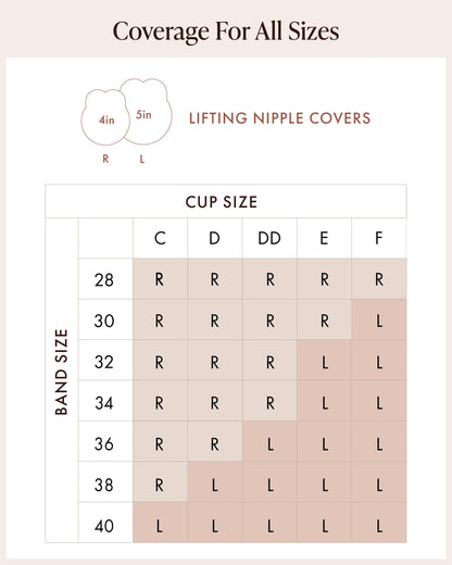 Lifting Nipple Covers (Two-Tabs)