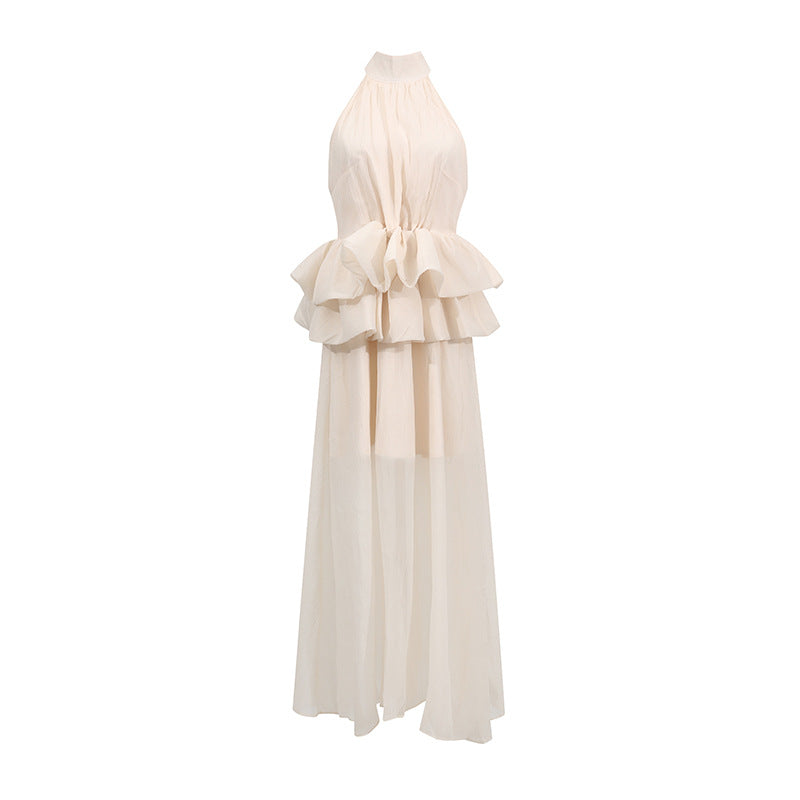 Elegant Turtleneck Wedding Dress