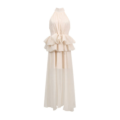 Elegant Turtleneck Wedding Dress