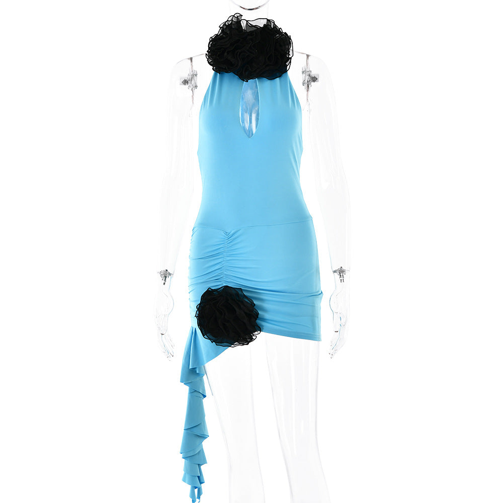 Trendy Y2K V-neck Backless Dress