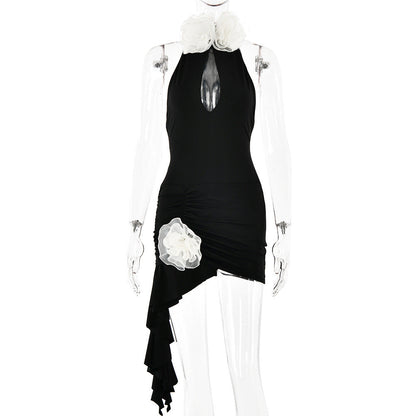 Trendy Y2K V-neck Backless Dress