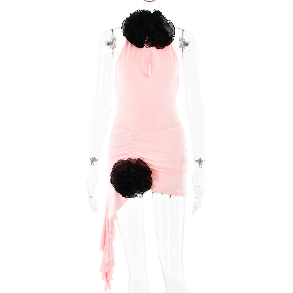 Trendy Y2K V-neck Backless Dress