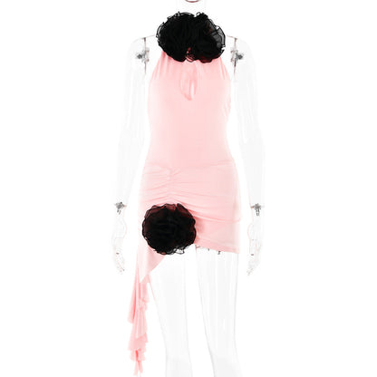 Trendy Y2K V-neck Backless Dress