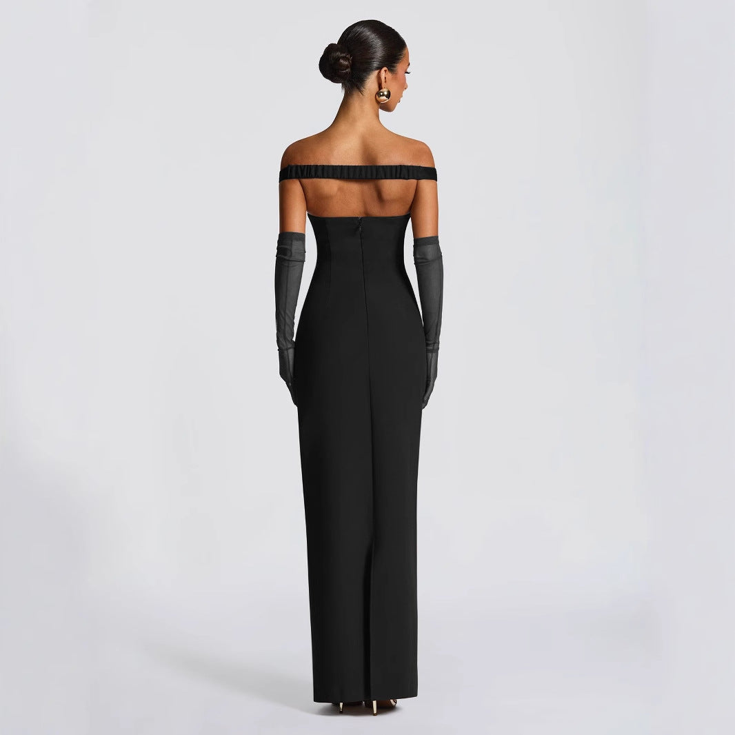 Off Shoulder Sleeveless Tube Dress