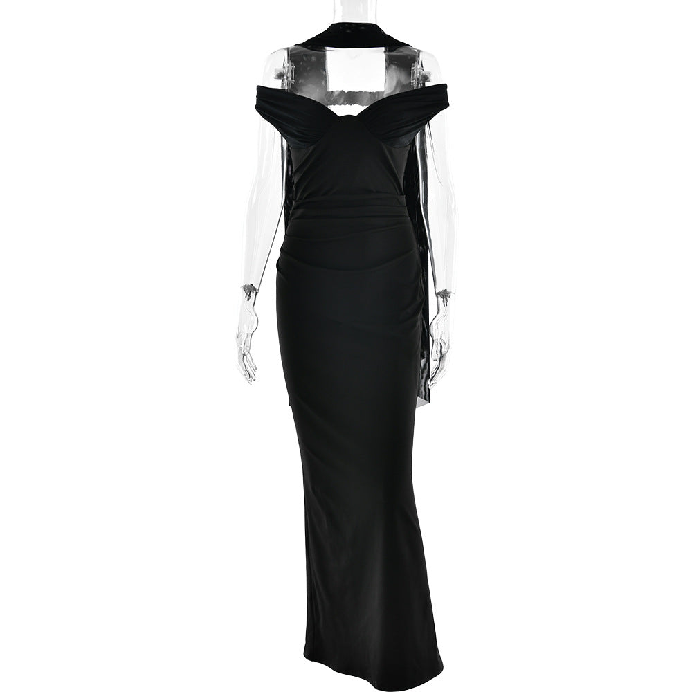 Off Shoulder Sleeveless Tube Dress