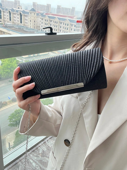 Fashion Elegant Clutch Bag | New Hot Selling Chain Dinner Bag & Bride Bridesmaid Lady Handbag (Factory Outlet)