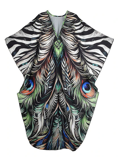 Free Spirit Printed Oversized Kaftan