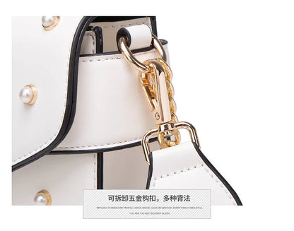 New Fashion Women's Bag Trend | Brand Pearl Bee Shoulder Bag & High Quality Temperament Ladies Crossbody Bag (Designer Luxury Handbag)