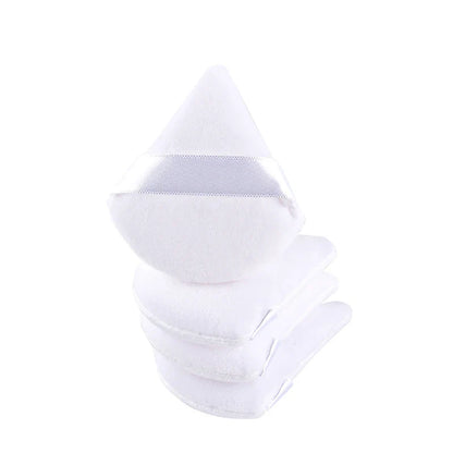 Reusable Triangle Velvet Powder Puffs | Soft Face Makeup Sponges