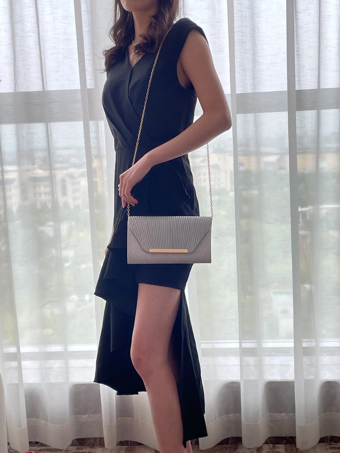 Fashion Elegant Clutch Bag | New Hot Selling Chain Dinner Bag & Bride Bridesmaid Lady Handbag (Factory Outlet)