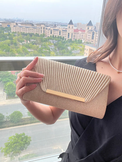 Fashion Elegant Clutch Bag | New Hot Selling Chain Dinner Bag & Bride Bridesmaid Lady Handbag (Factory Outlet)