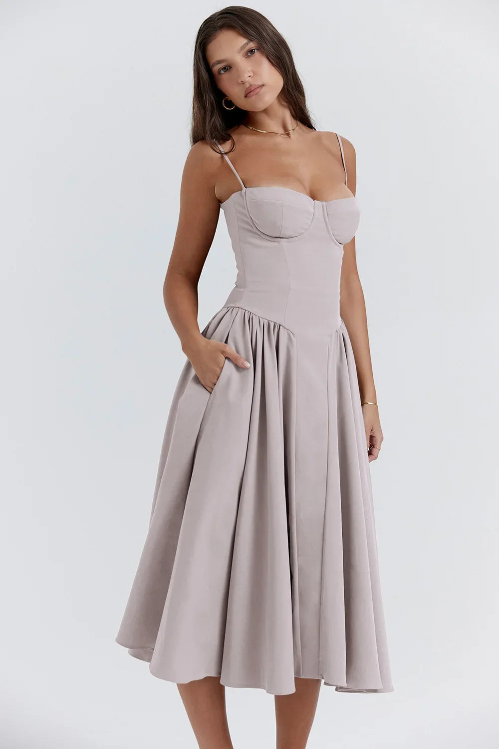 Coquette Midi Dress