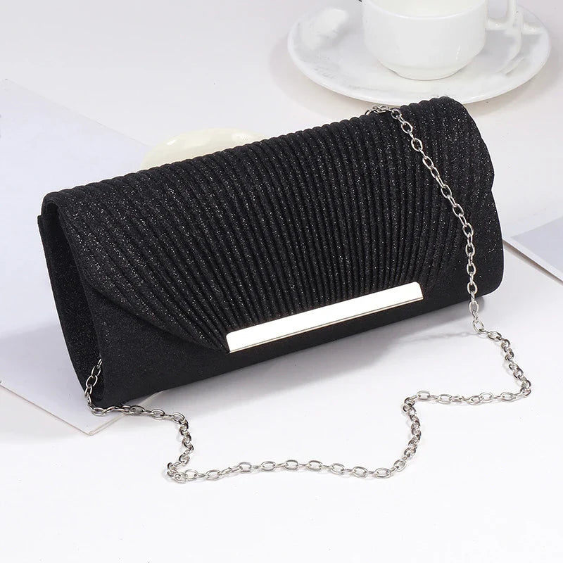 Fashion Elegant Clutch Bag | New Hot Selling Chain Dinner Bag & Bride Bridesmaid Lady Handbag (Factory Outlet)