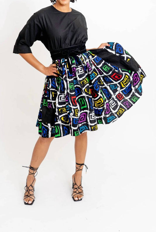 African Short Print Dress