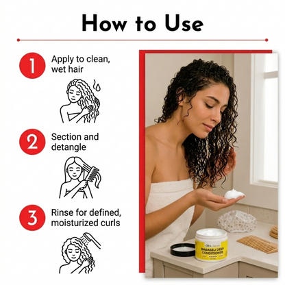 Babassu Deep Conditioner — Protein-Free for Dry, Curly Hair