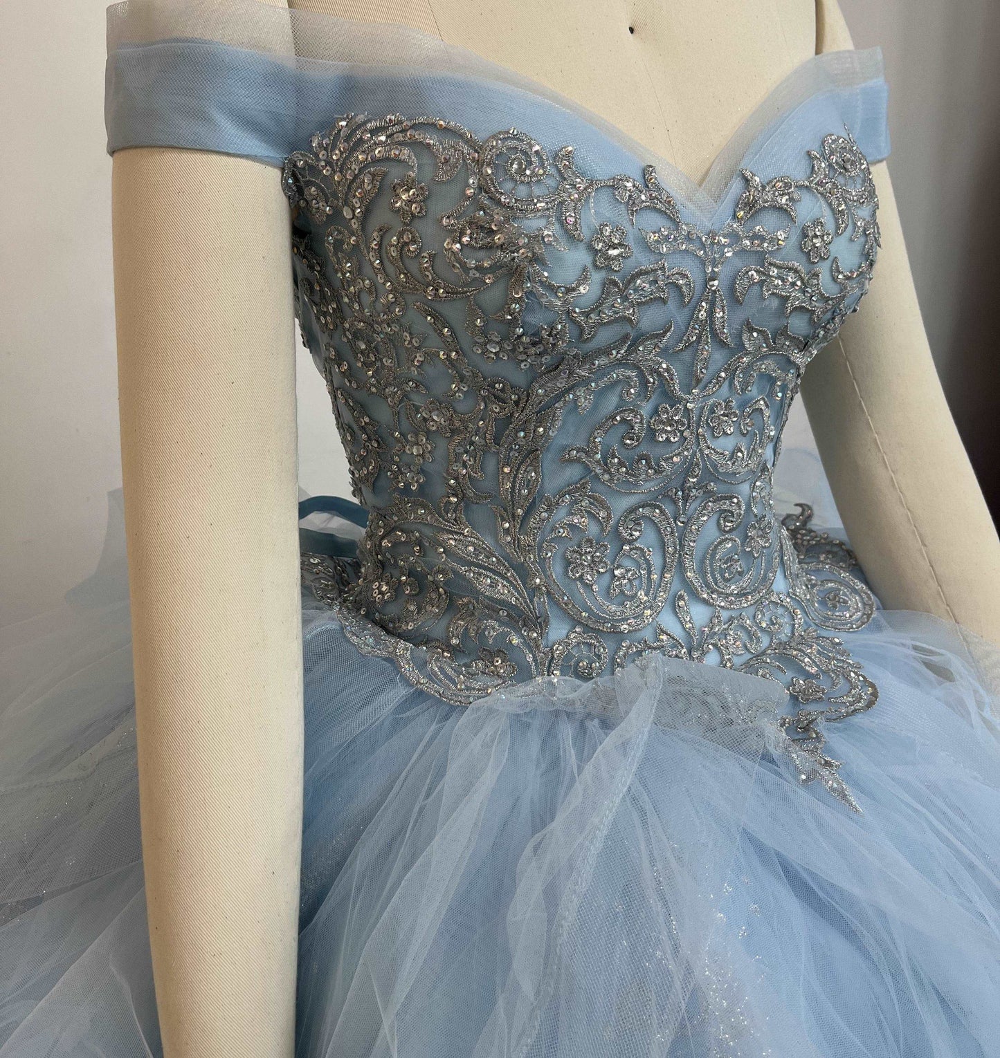 La Elsa Quinceañera Ball Gown