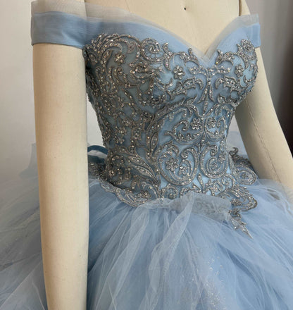 La Elsa Quinceañera Ball Gown