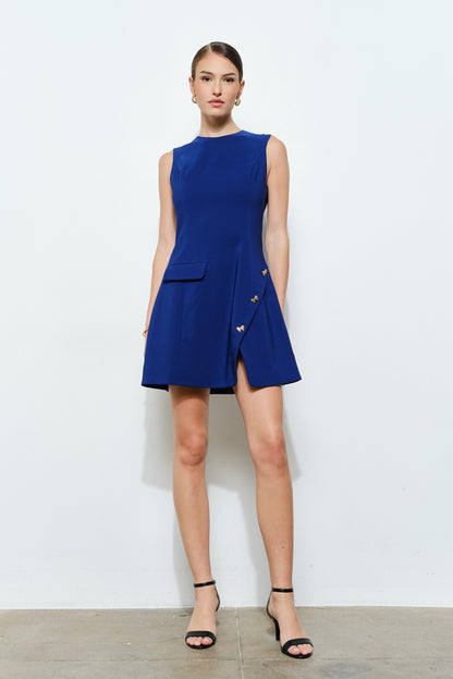 Asymmetrical Affair Mini Dress