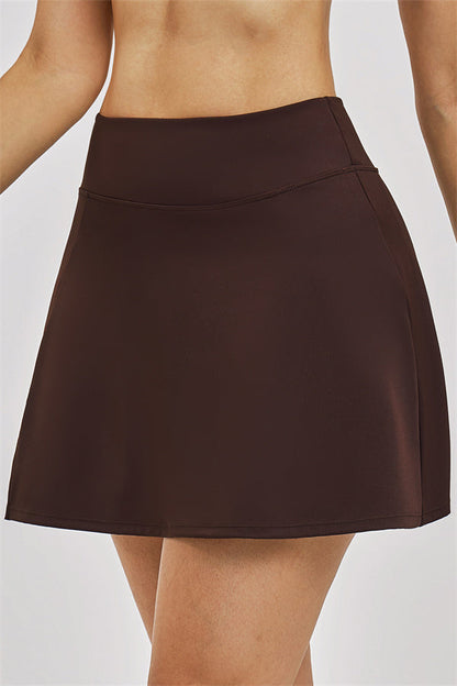The Seraphine Layered V Sports Bra Skirt 2-Piece Set