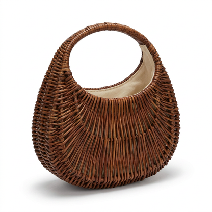 Wanderlust Woven Straw Clutch Bag