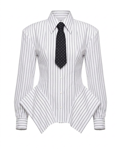 Audacious Striped Fitted Shirt